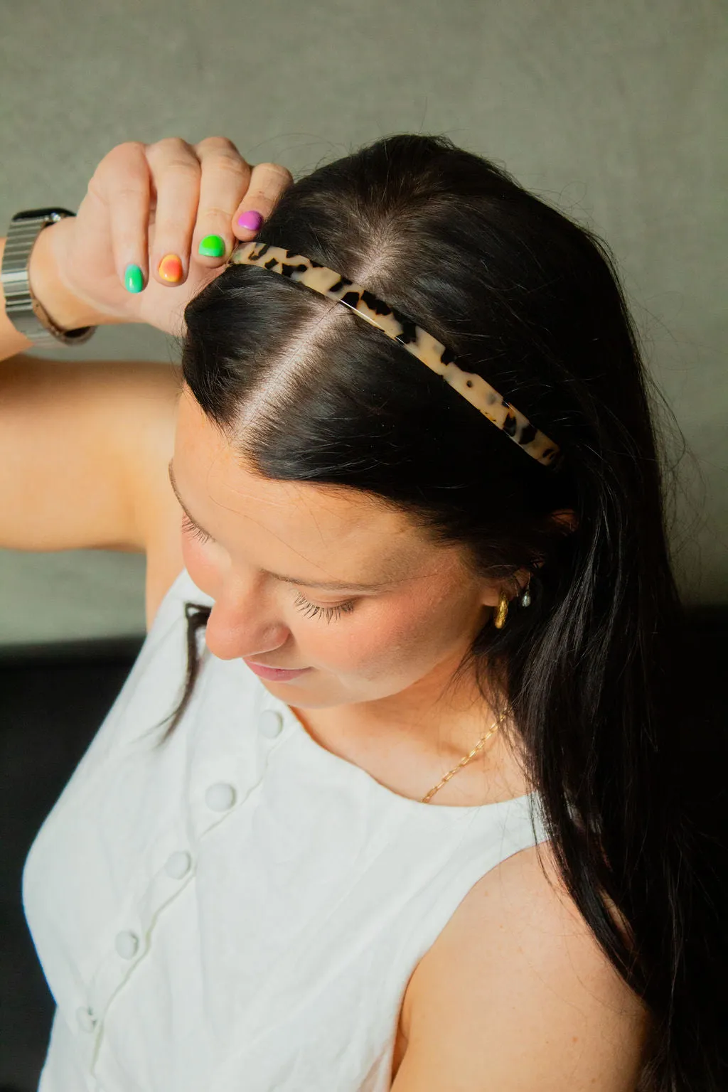 Thin Acetate Headband Andi