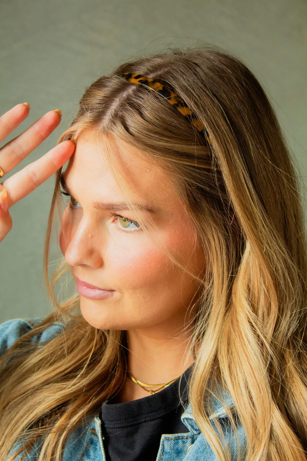 Thin Acetate Headband Andi