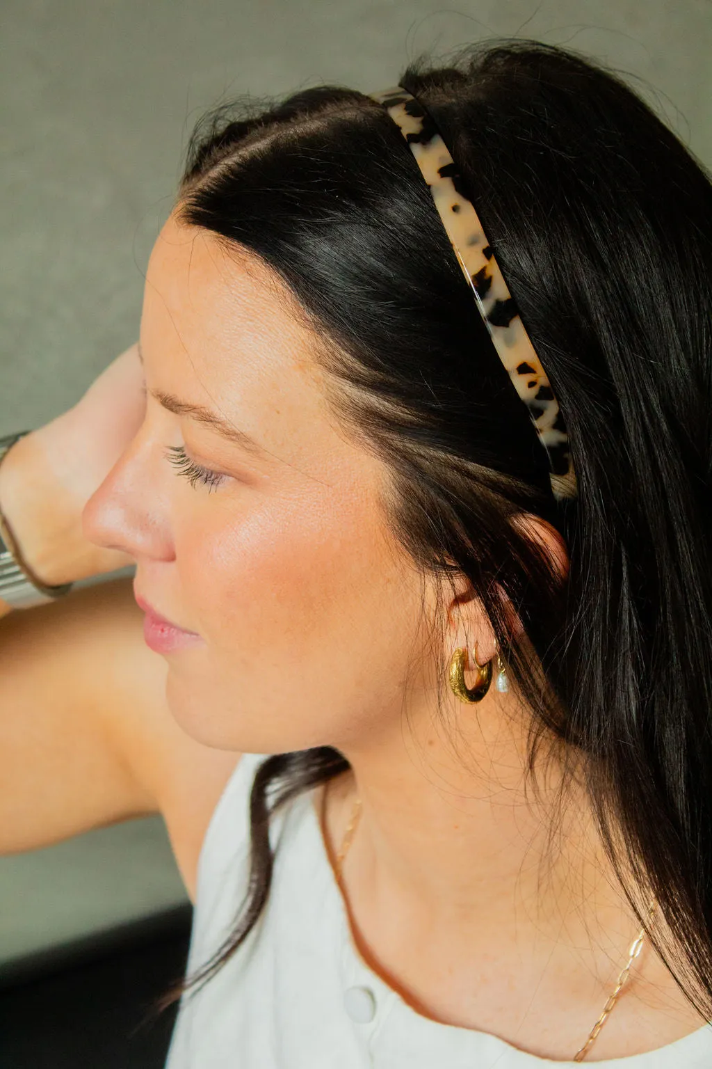 Thin Acetate Headband Andi