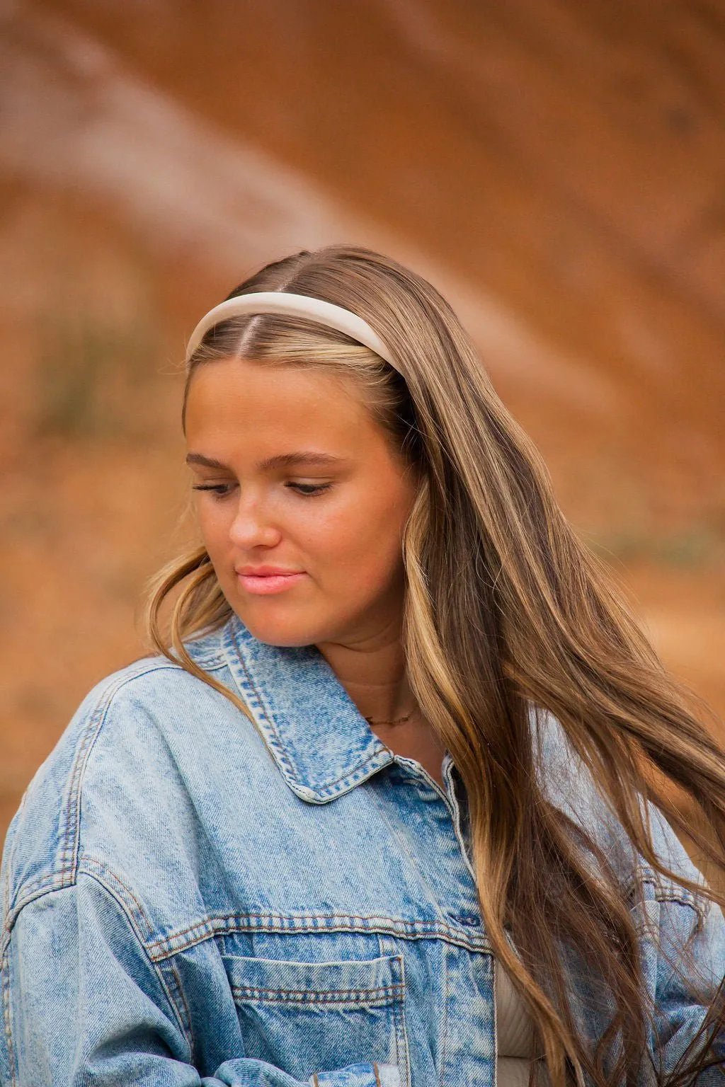 Thin Satin Headband Andi