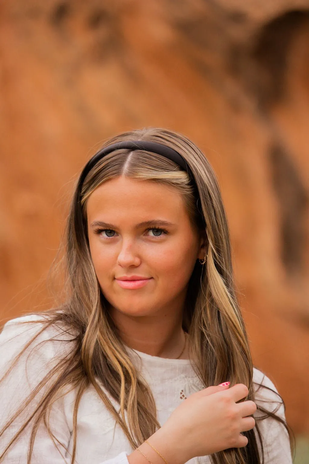 Thin Satin Headband Andi