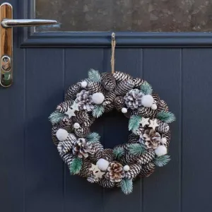 Three Kings FrostPine Wreath 36cm