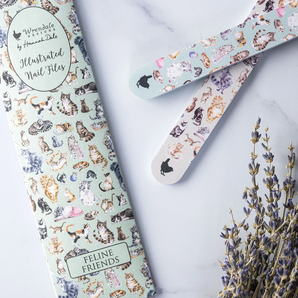 Wrendale Feline Friends Cat Nail File Set