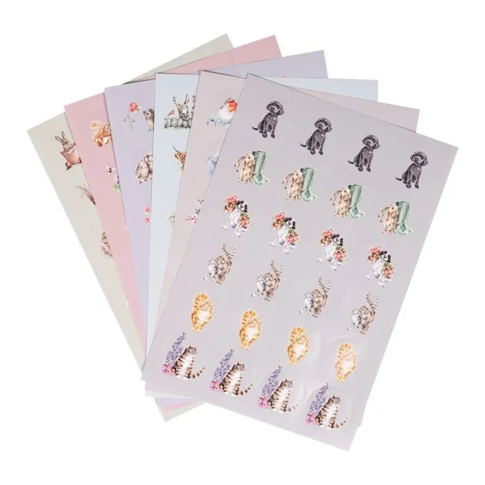 Wrendale The Country Set Country Animal Stickers