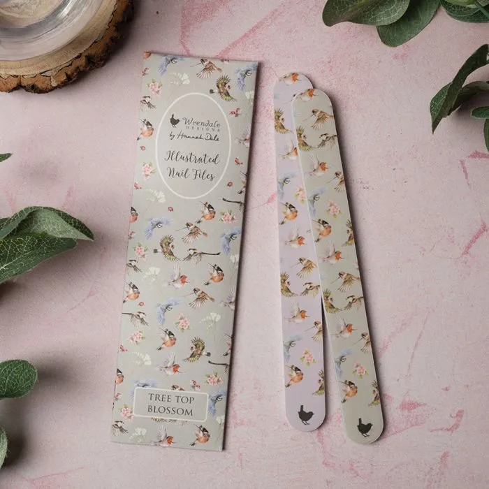 Wrendale Tree Tops Bird Nail File Set