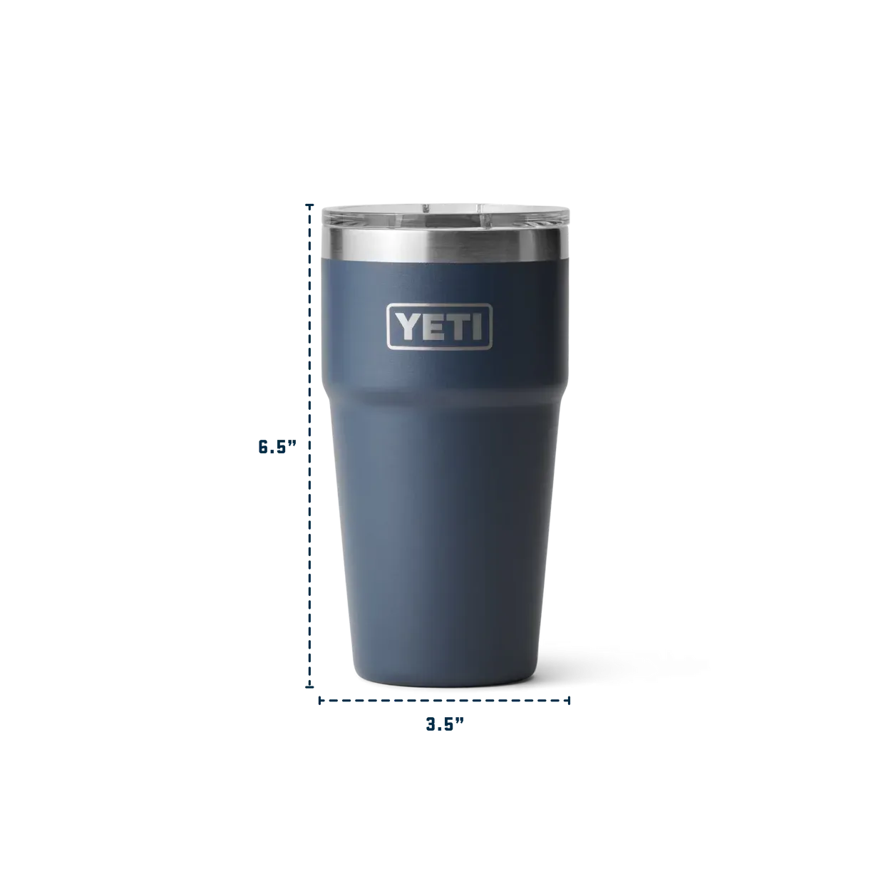 YETI Rambler 20 oz (591 ml) Stackable Cup with MagSlider Lid - Big Sky Blue (Limited Edition)